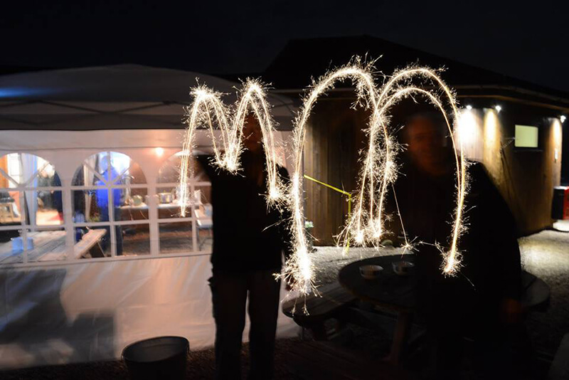 IMAGE - Sparkler writing