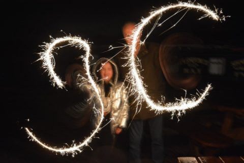 Sparkler Writing